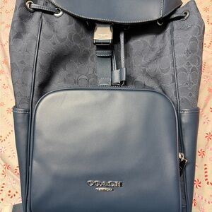 Coach Blue Men's Backpack